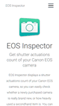 Mobile Screenshot of eosinspectorapp.com